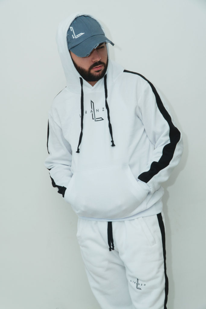 boys white sweat suit